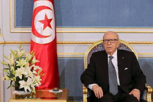 تصویر آقای اِسِبسی رئیس جمهور فقید تونس