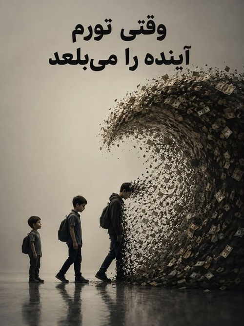 May be an image of one or more people and text